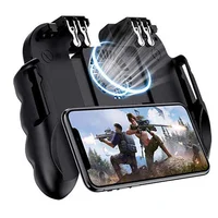 

2019 New Upgrade H9 Wireless 6 Finger Operation Mobile Gaming Joystick with Silent Cooling Fan Universal Gamepad Grip