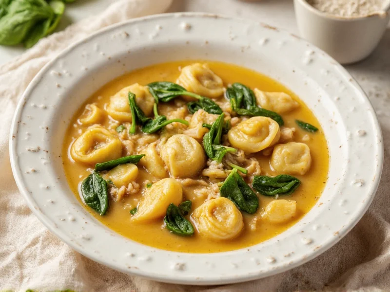 Chicken Tortellini Soup with Spinach: Quick Recipe Guide
