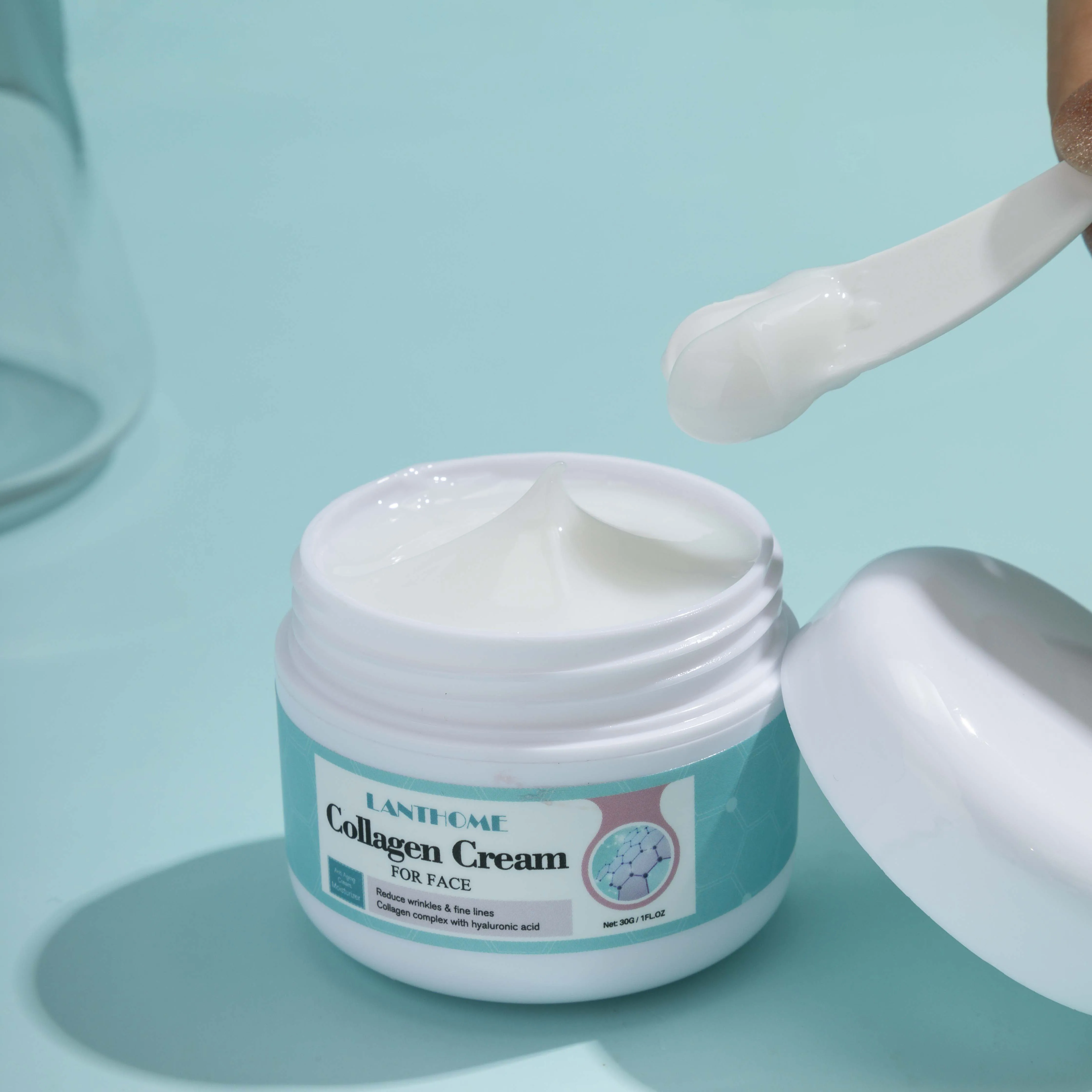 

Lanthome Best Organic Moisturizing Anti Ageing Skin Whitening Serum Body Snail Vitamin C and Collagen Face Cream Day and Night