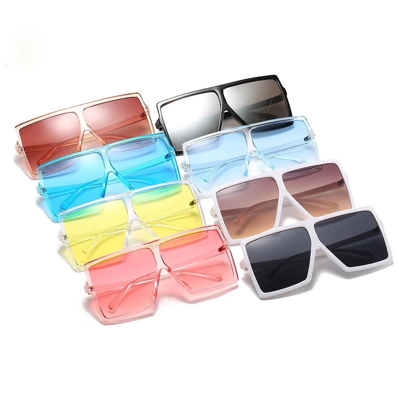

2021 Hot Sell Square Oversized Glasses Fashion Custom Sunglasses