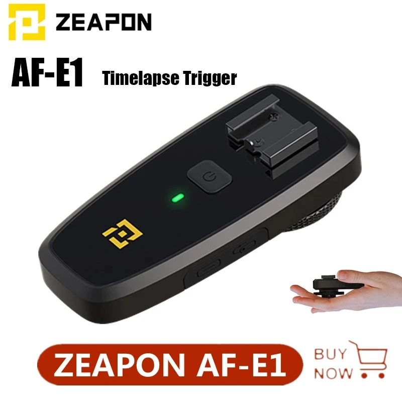 

ZEAPON AF-E1 Timelapse Trigger Photography Accessory Creation Delay Synchronizer for Canon Nikon Sony DSLR Cameras