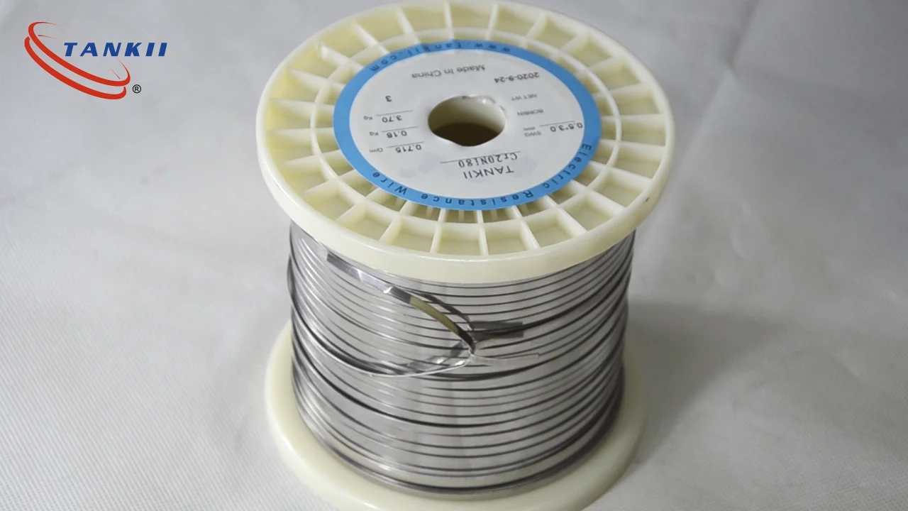 Nicr A Nic80 Nichrome Alloy Flat Wire/ Nichrome Ribbon Buy Heating