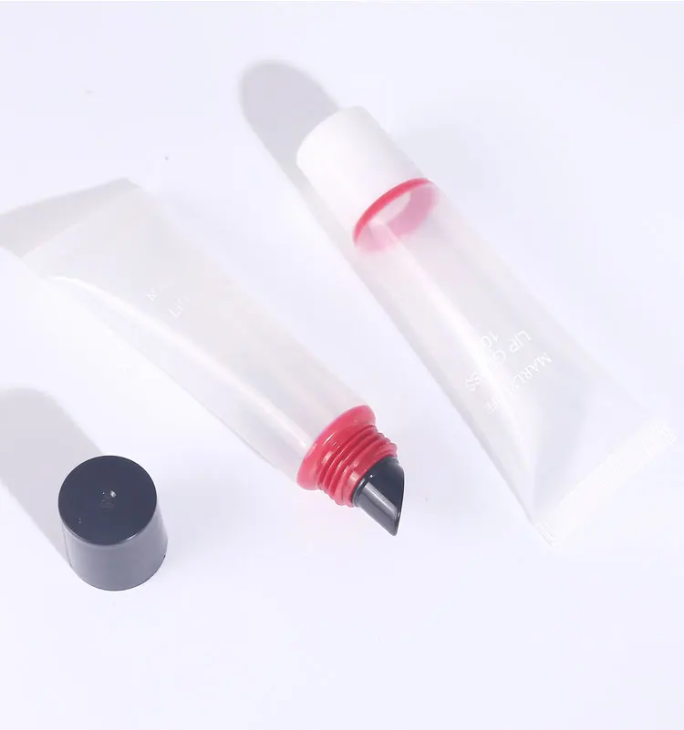 Wholesale Lip Gloss Squeeze Tubes Balm,Empty Clear Lip Gloss Squeeze