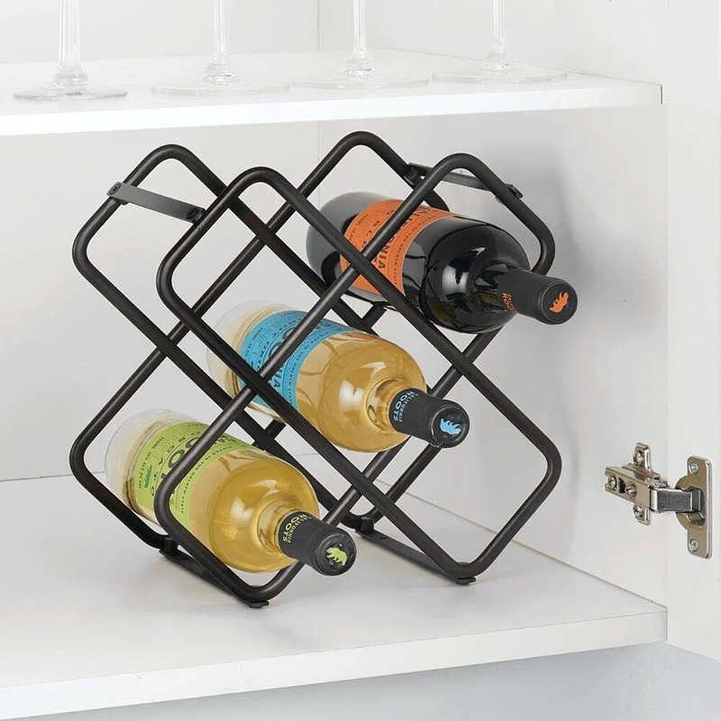 Factory Supply Customized Retail Metal Wire Water Bottle Rack For Storage Display Buy Water