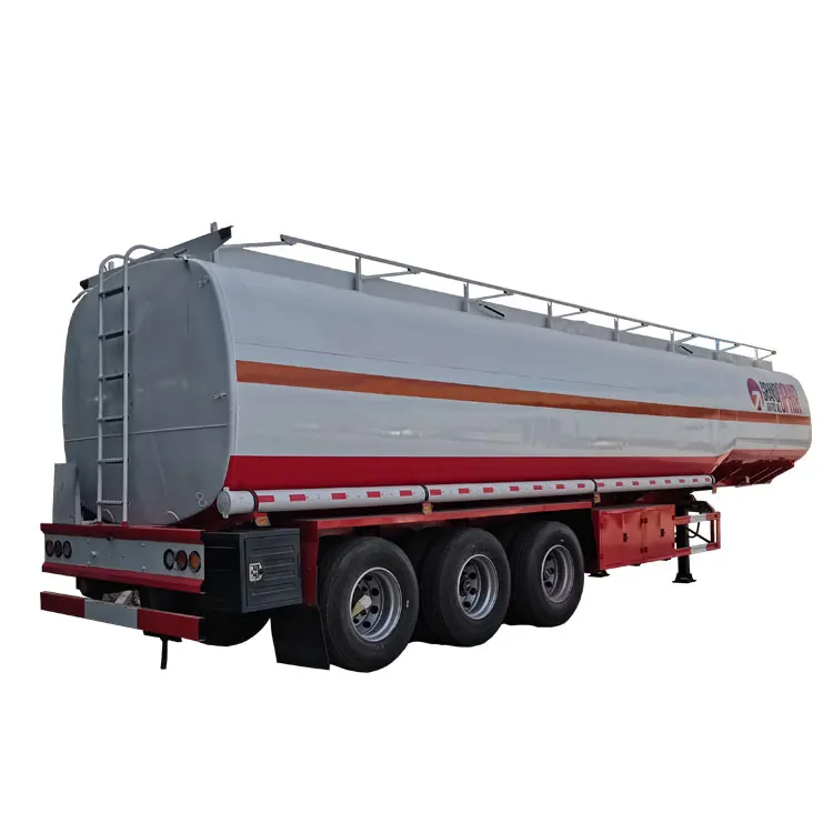 

Low Price 30cbm-55cbm tri-axles liquids Fuel semitrailer oil tanker truck, Customers optional
