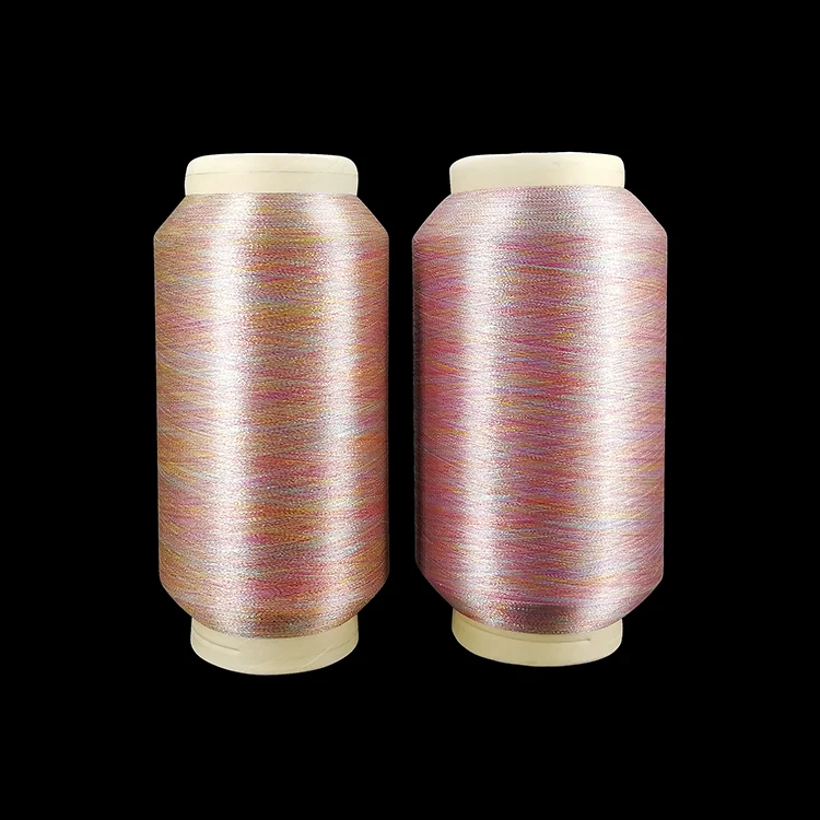 
Very fine colorful Polyester lurex yarn melange yarn Metallic Yarn 