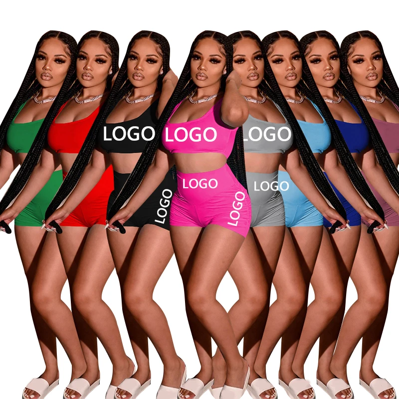 

custom logo solid plus size women summer shorts hot pant blank soft scrunch butt biker shorts sexy shorts sets