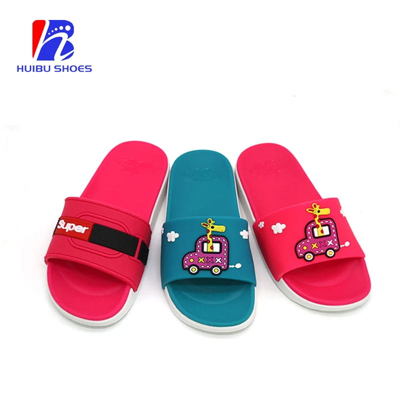 
New Design Cute Cartoon Children Slide Sandals Indoor Wholesale Kids Slippers 