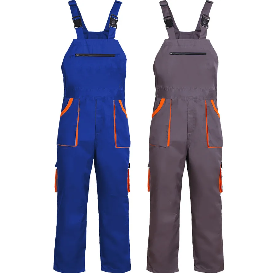 
Factory custom made bib work overalls for men anti-static waterproof work clothes overalls 