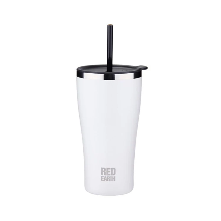 

316 Stainless steel water mug 530ml Vacuum insulated straw cup Double walle customized logo thermo leak proof coffee cup w/lid, Customized colors acceptable