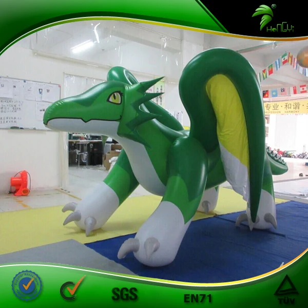 Hongyi Inflatable Dragon With Wings Sexy Inflatable Green Dragon Blow