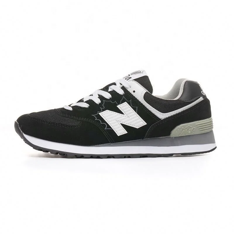 

Original NB balance 574 chunky unisex run custom sneakers, Grey,black,white