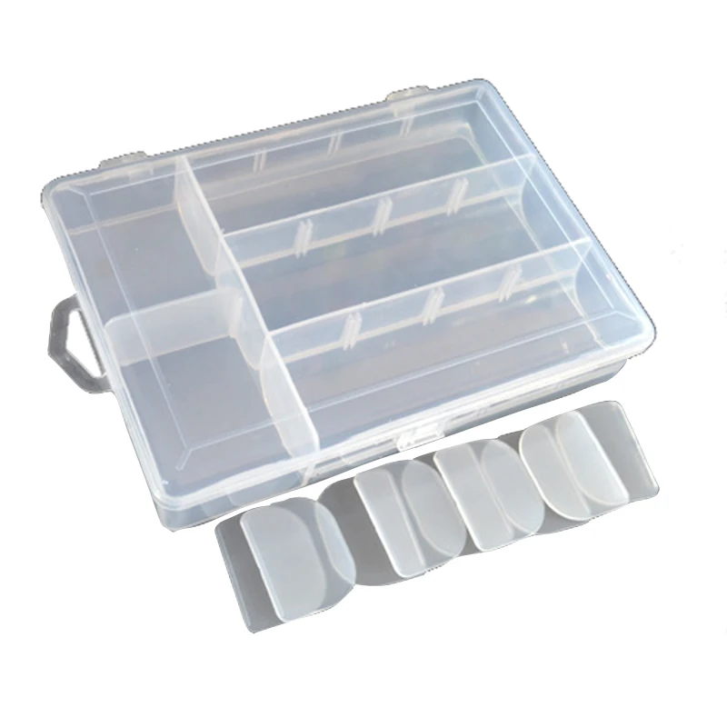 

Wholesale 19*13.4*3.8CM Detachable Fourteen-Grid Bait Storage Box Accessories Box Fish Hook Plastic Box, White