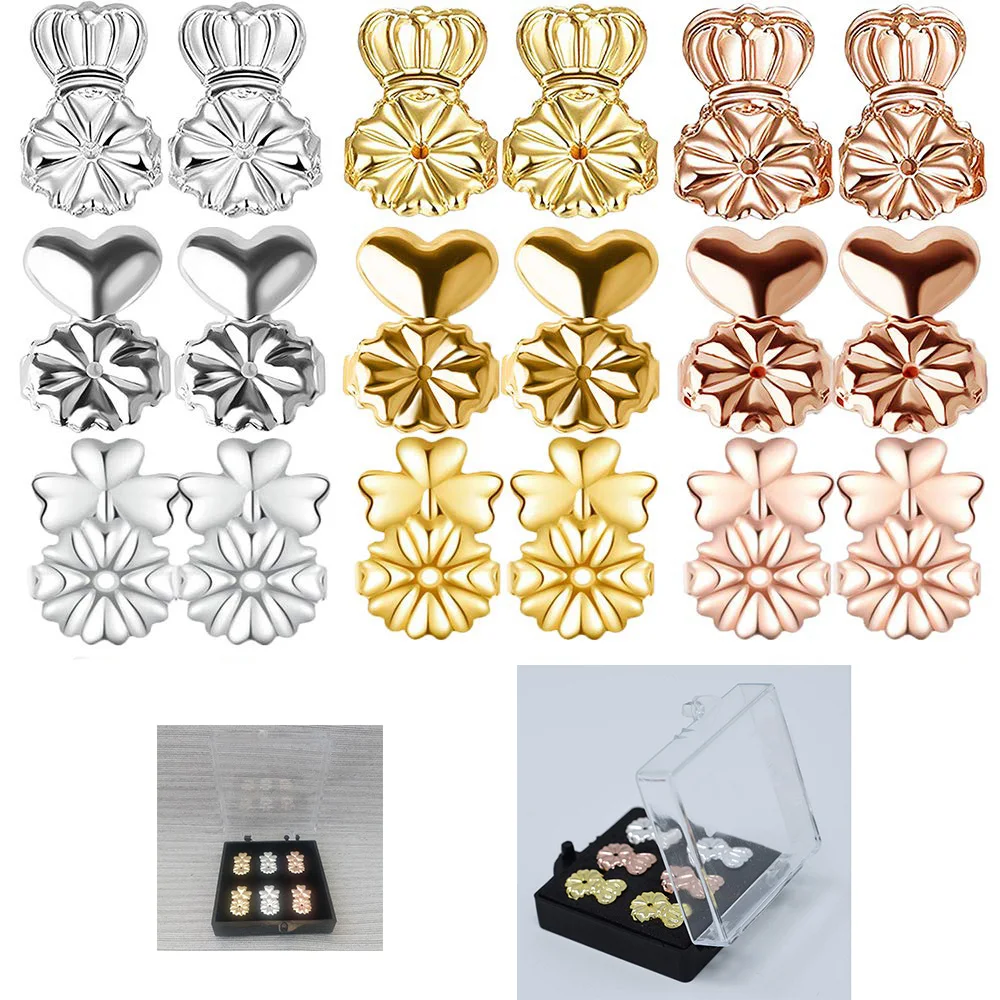 

Factory direct sales New Fashion Owl Magic Bax Earring Backs Support Earring Lifts Fits All Post Earrings