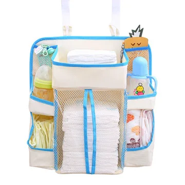 

Maternity Bag Hanging Baby Diaper Nursery Organizer Caddy For Change Table, White/customized colors