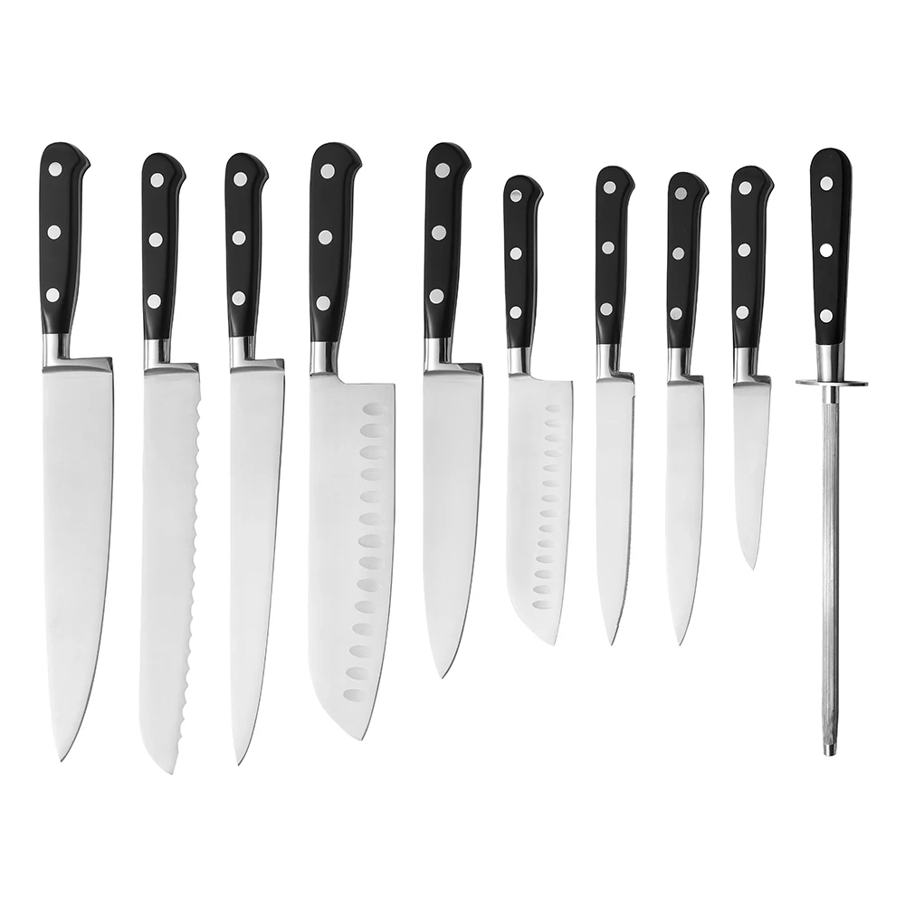 

10 pcs juegos de cuchillo de para cocina profesional 5cr15mov kitchen knife set