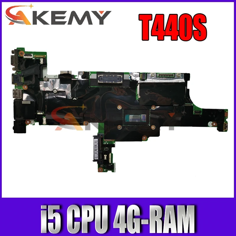 

For Thinkpad T440S Laptop Motherboard VILT0 NM-A052 Mainboard With Intel i5 CPU 4G-RAM 100% Test 04X3888 04X3903 04X3906