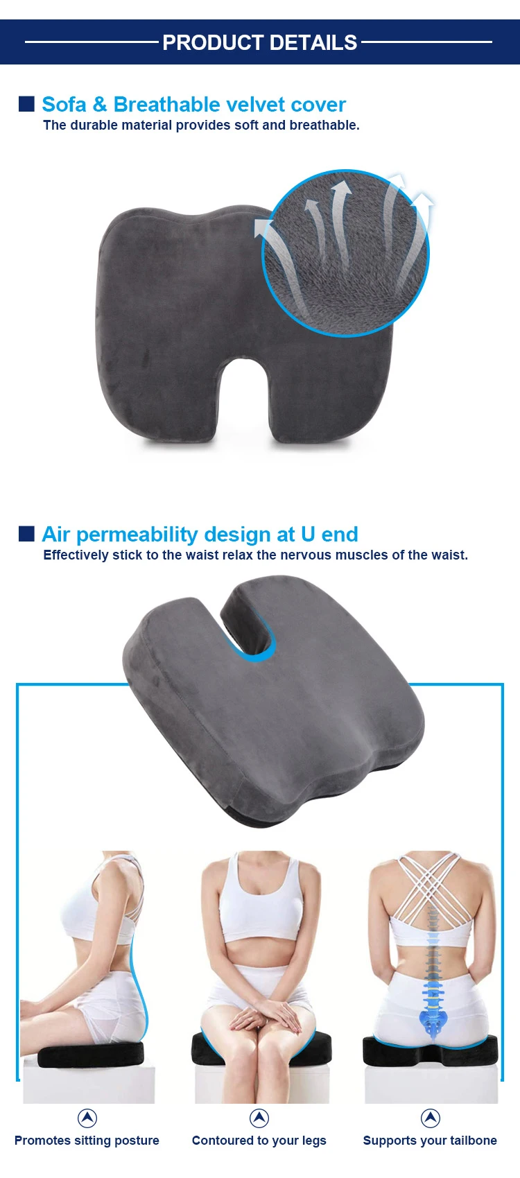 tailbone relief cushion