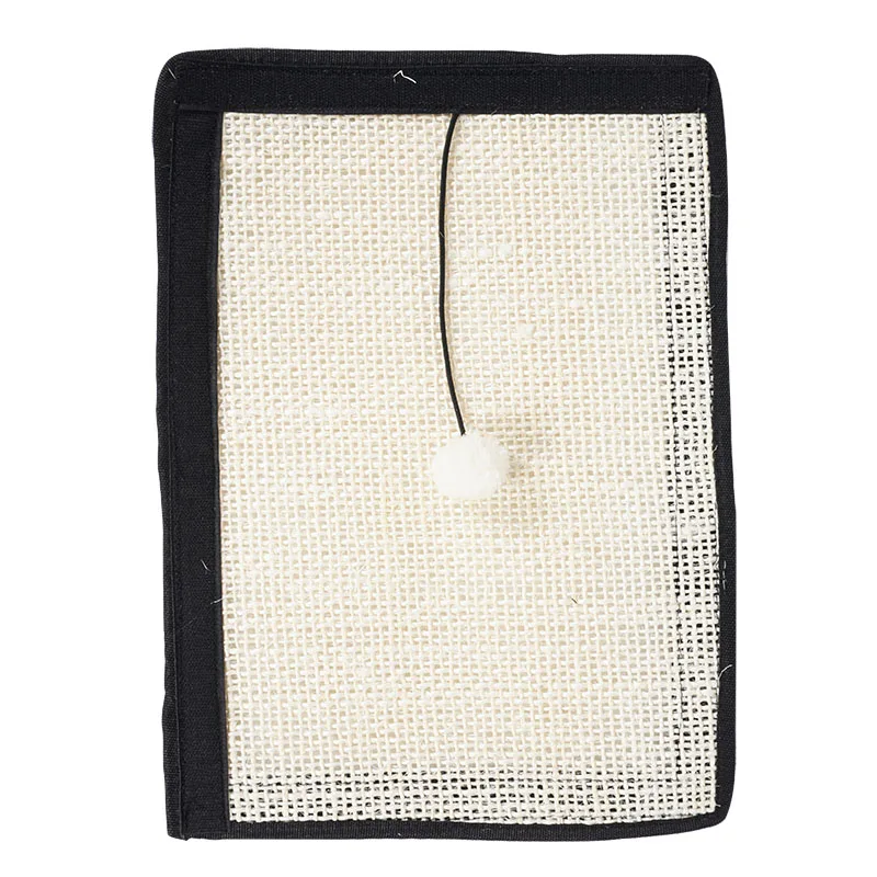 

Amazon pet Sisal cat scratching Board cross border creative new claw cat scratching mat cat toy sofa protection mat, White black