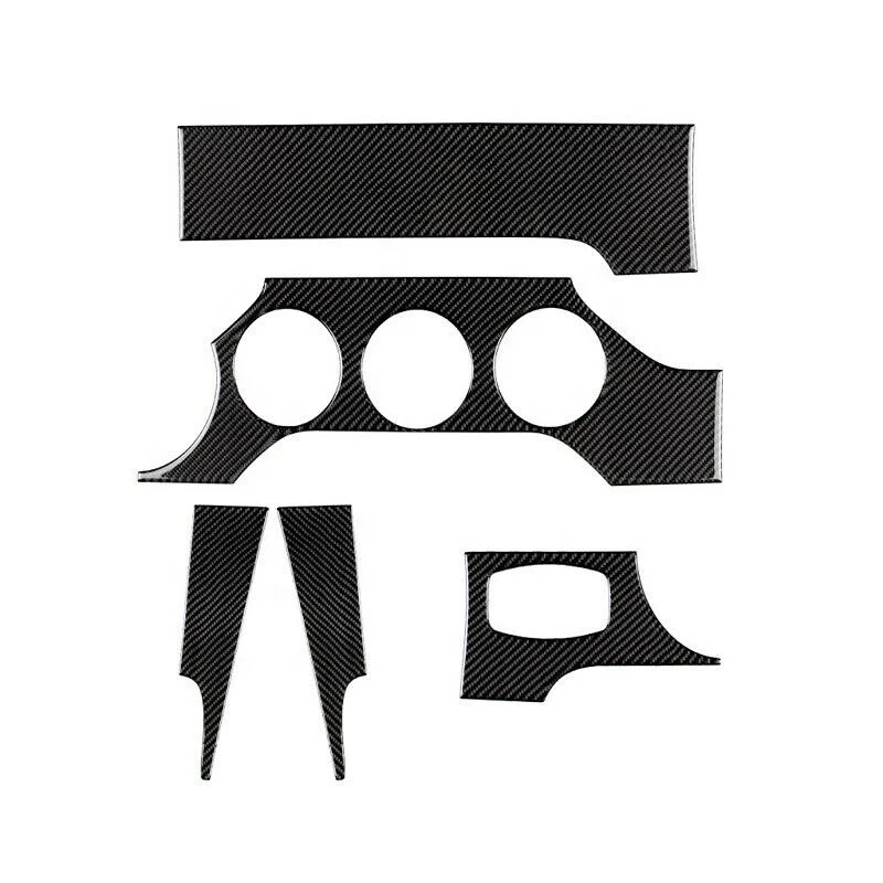 

Car Parts Carbon Fiber Inner Car Dashboard Panel Trim Stickers For Ford Mustang, Carbon black