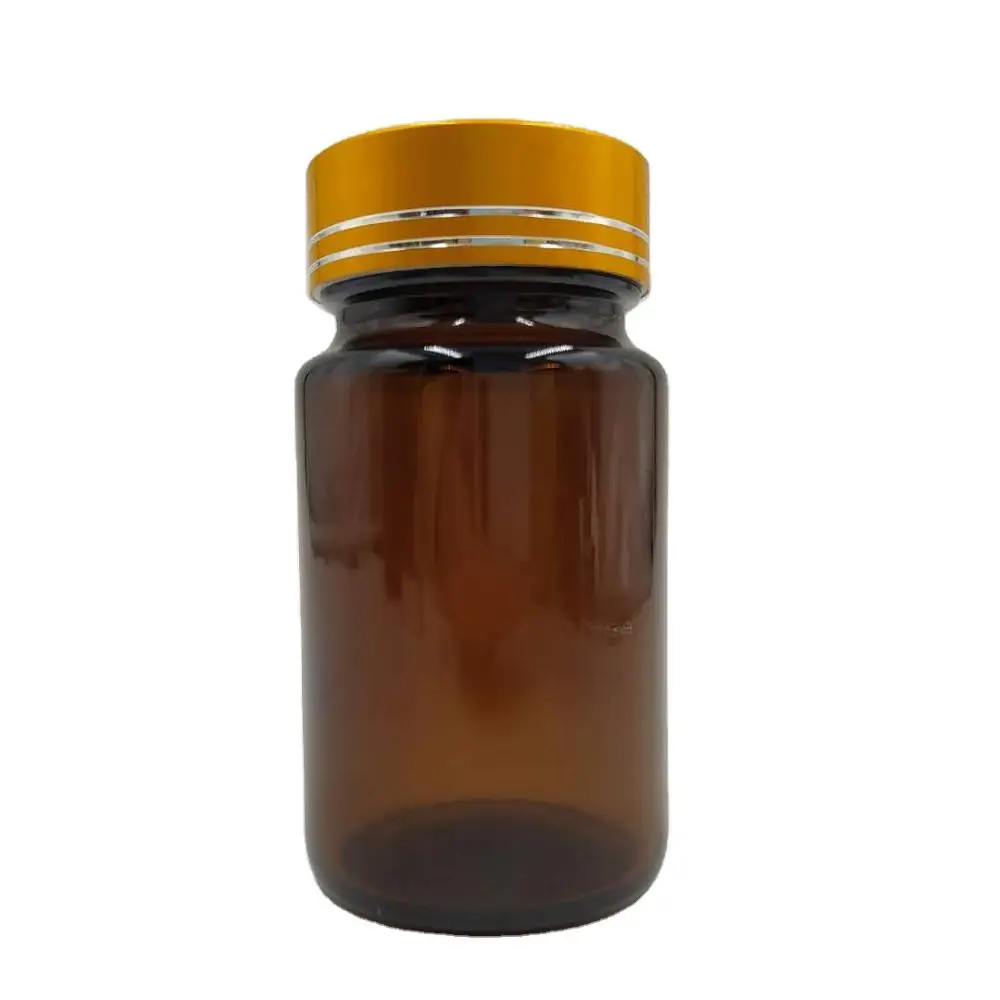 
Factory outlet pharmaceutical 60ml wide mouth amber glass medicine bottles 