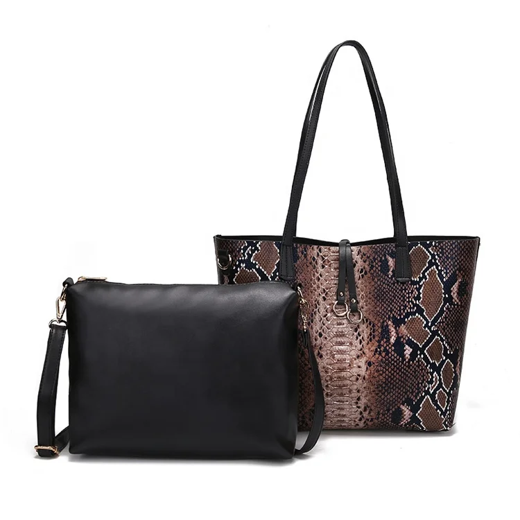 

FS8214 popular bags snake pattern handbags, See below pictures showed