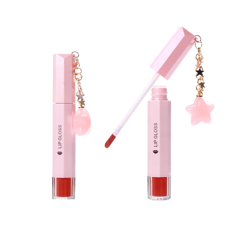 

2020 New Style Valentine Season Cosmetic Cute Pink Waterproof Moisturizing Lipstick Matte Red Liquid Lip Gloss