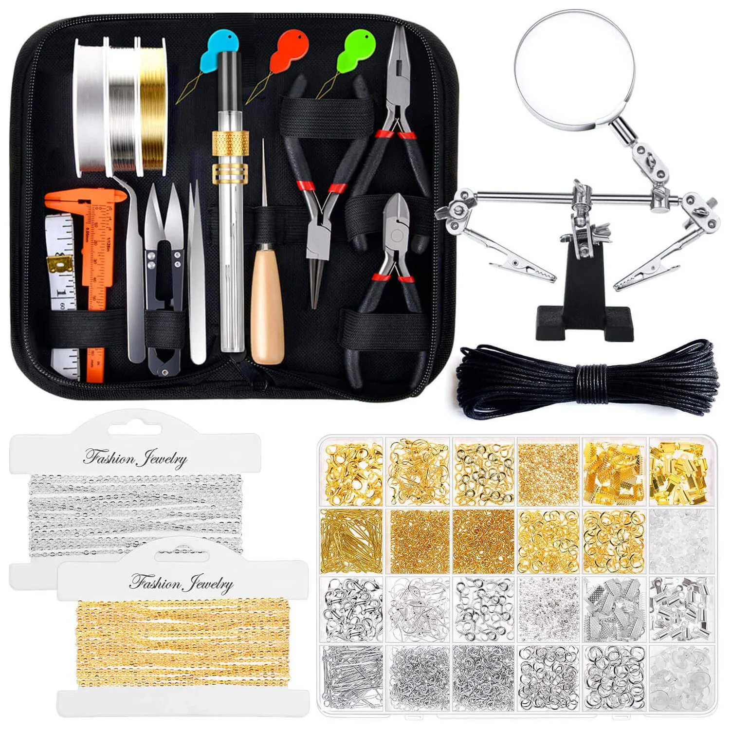 

24 Gage DIY Jewelry Tools Accessories Oxford cloth bag clippers handmade set materials