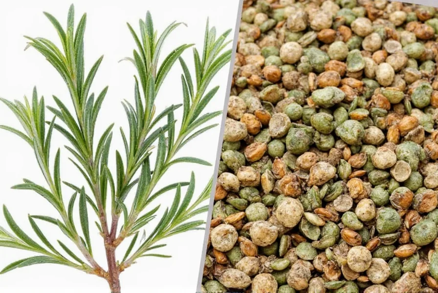Fresh Rosemary and Dried Rosemary Bunches