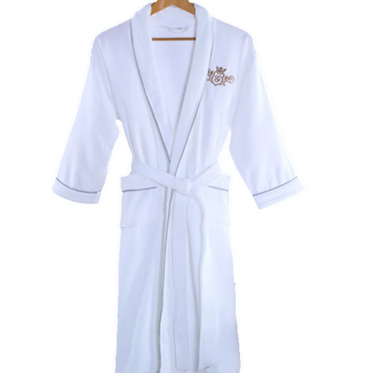 

Thermal soft feeling Premium Cotton Kimono luxury hotel bathrobe