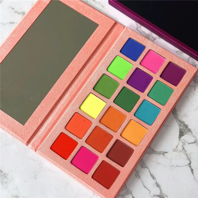 

New Shimmer Eyeshadow 18 Color Pink Palette Matte Eyeshadow shimmer Makeup Eyeshadow