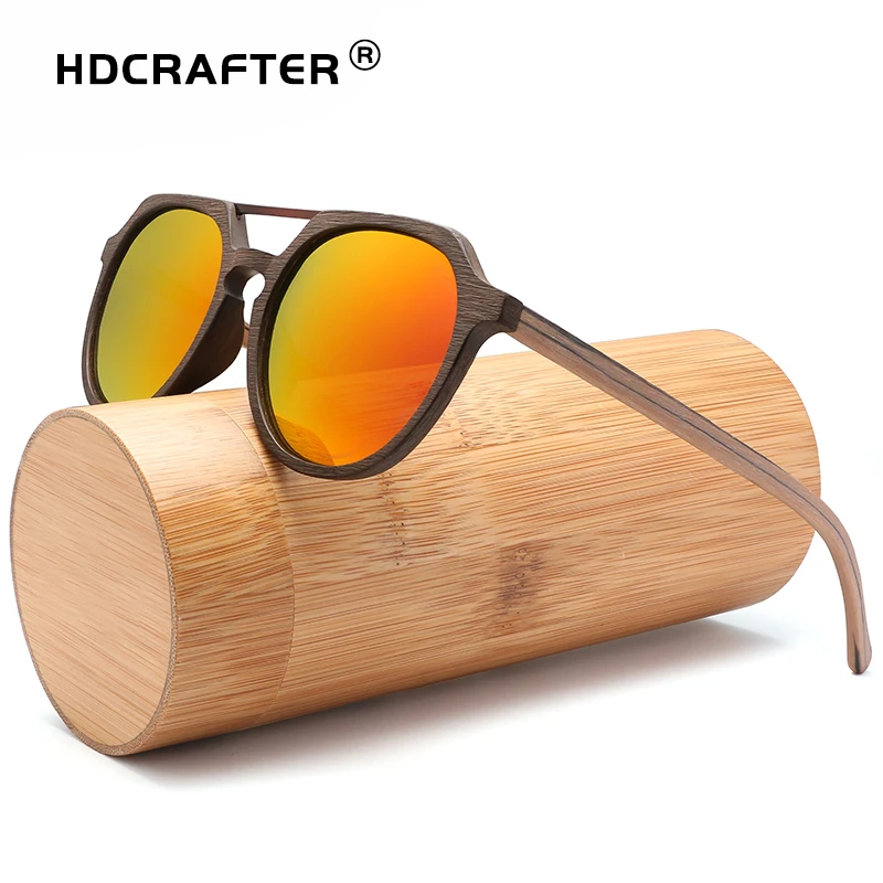 

HDCRAFTER2020 new glasses wood grain men's and women's glasses acetate sunglasses frame direct mail
