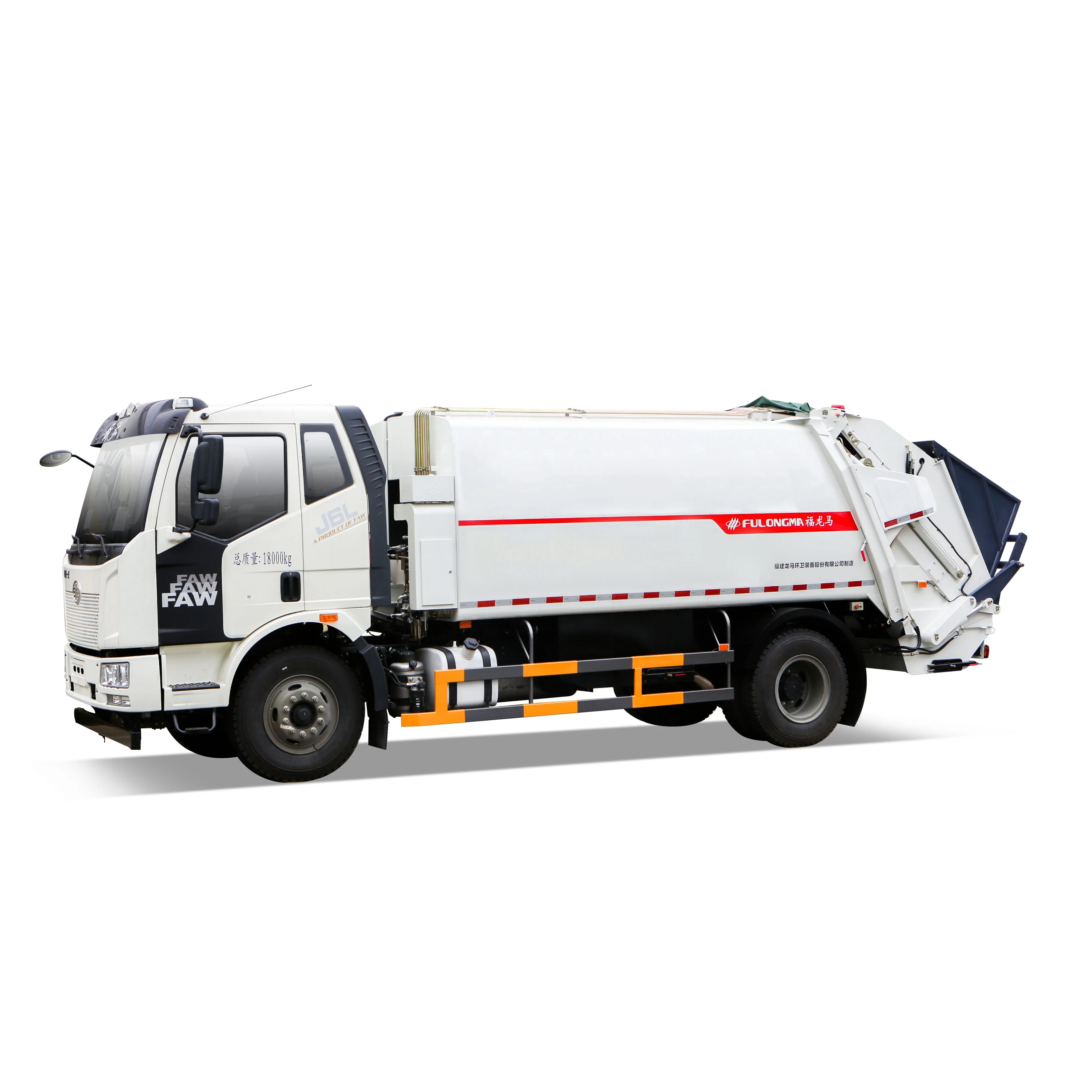 
FULONGMA 18 ton garbage compression truck with bin lifter garbage vehicle  (1600122413329)