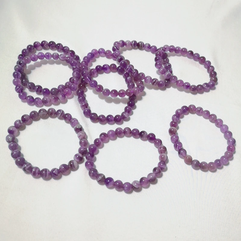 

Chinese factory amethyst beads crystal bracelet gemstone jade jewelry