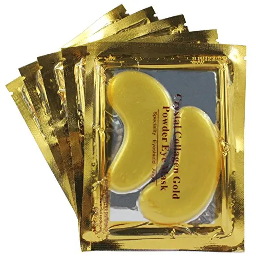 

Best selling beauty personal care collagen gel eye pads mask gold hydrogel anti-wrinkle crystal golden under eye mask for eyes, Pure golden