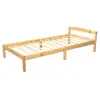 Pine Single Bed with Headboard Ideal Bedroom Furniture for Kids Adults and Teenagers
