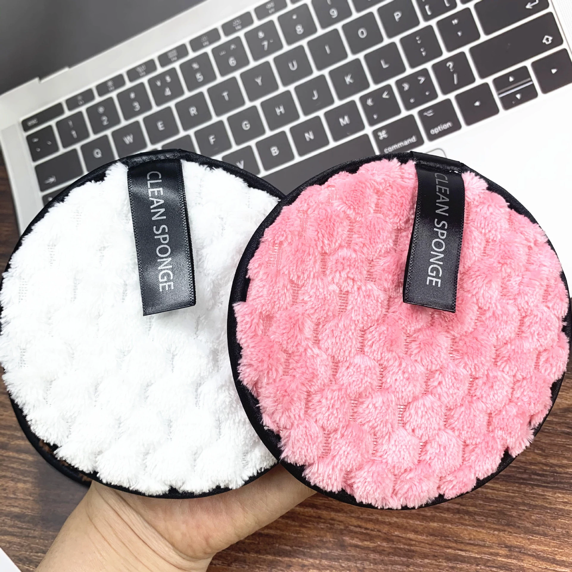 

Best Quality Dry Make Up Makeup Brush Cleaning Sponge, Black pink white brown
