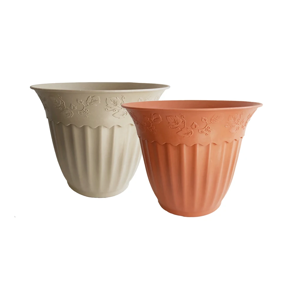 

Durable Classic Seed Planter Outdoor Plastic Flower Pots Indoor Plant Pot Used with Flower/green Plant Round Shape Floor