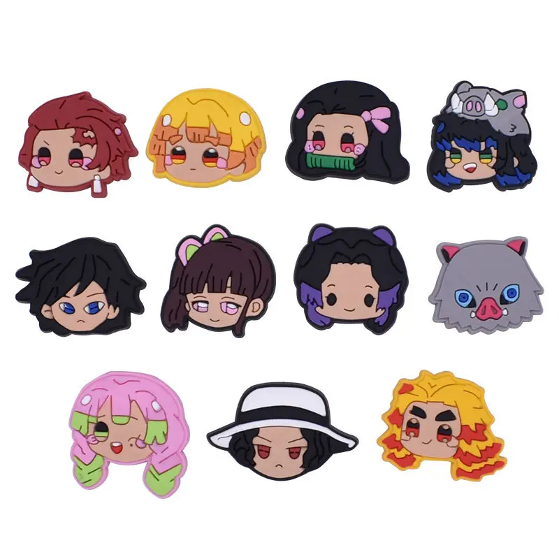 

New Soft Rubber Shoe Buckle Garden Shoes Cute Pvc Accessories Shoe Charms