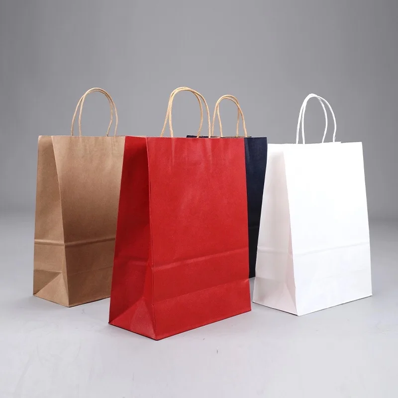 Eco-friendly Colorful Take Out Paper Bags For Food - Buy Take Out Food ...