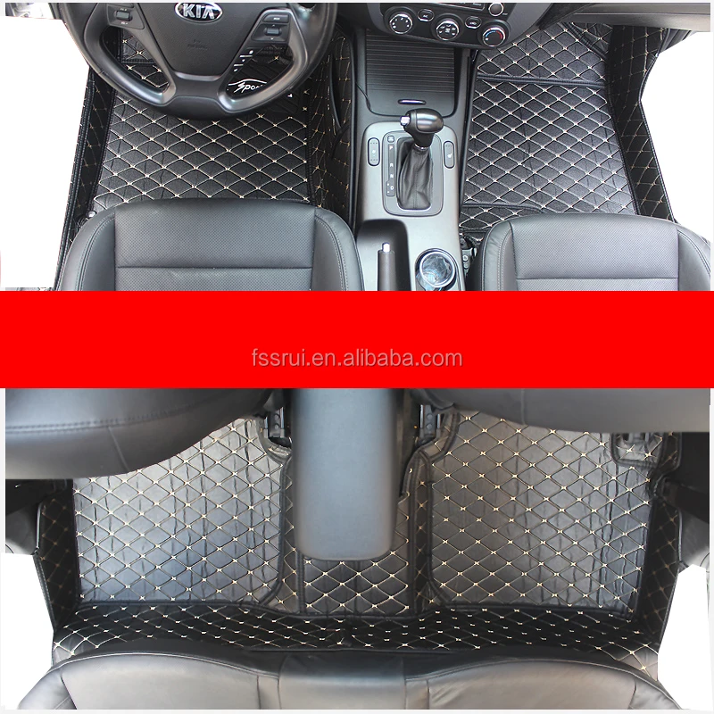 Leather Car Floor Mats For Kia Forte Cerato 2009 2010 2011 2012 2013