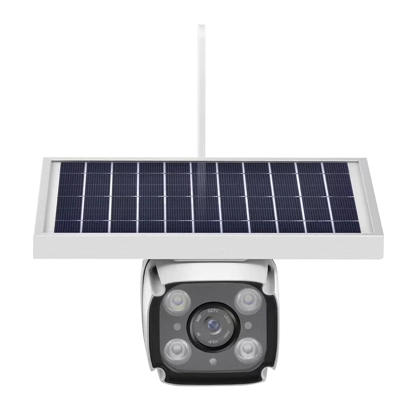 
2020 Waterproof IP67 Solar Powered Battery Security Camera Wireless PIR Starlight GSM LTE 4G Solar Camera With SIM Card Slot 