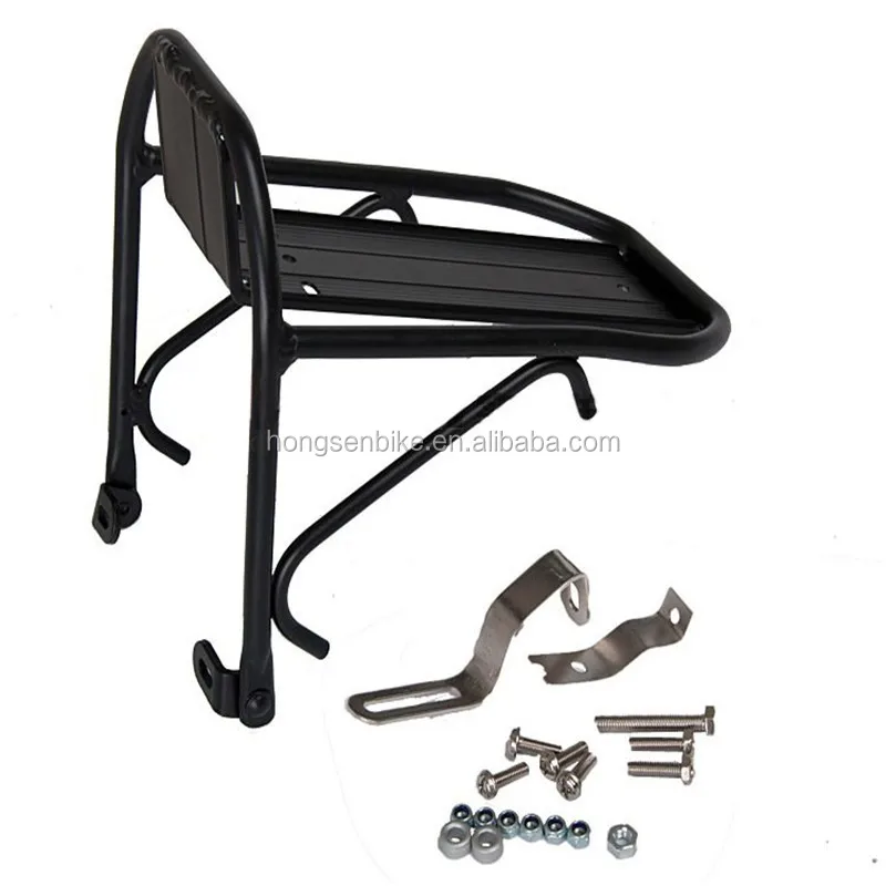 

HS-028 OEM Durable and Cheap Alloy bike Front rack Bicycle cargo Carrier, Black