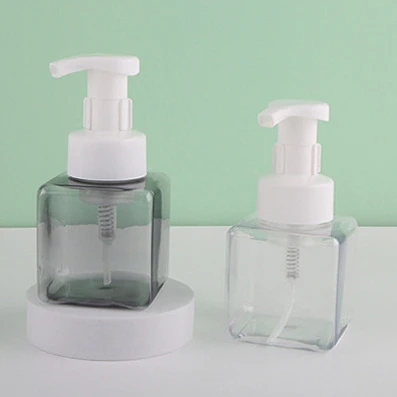 

250ml clear/white/ transparent black pp pet pump plastic bottle manufacturers custom bottles