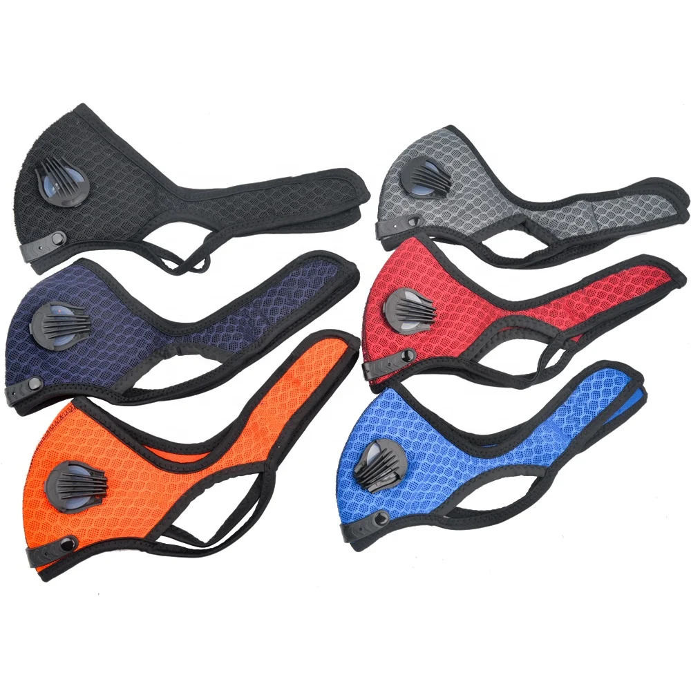 

2020 Hot sale Activated Carbon Filter Anti Dust Sport Filter Face Cover Face Guard for Children, Muliti colors