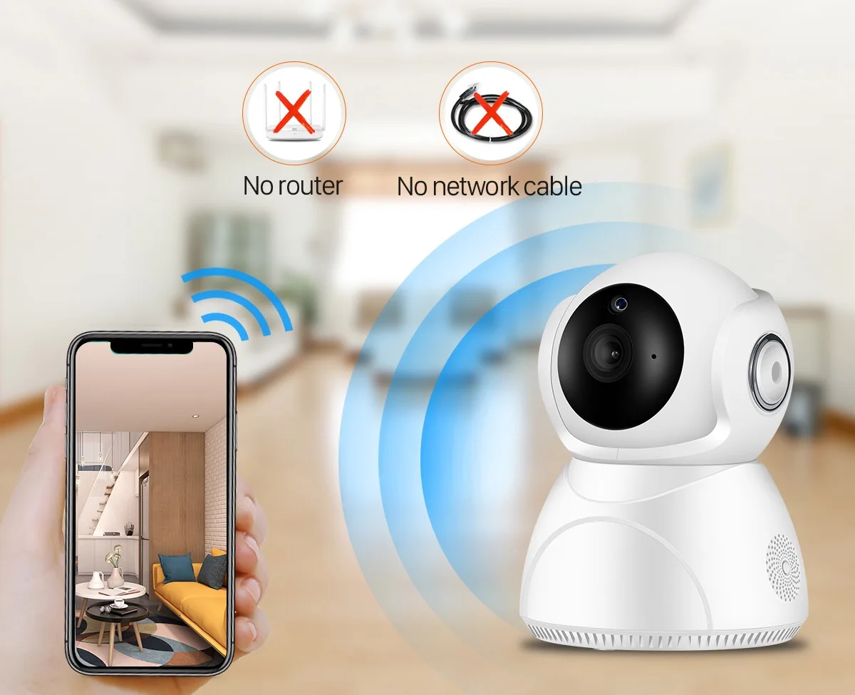 265 3.0mp 无线迷你数字 p2p ir 安全 wifi 摄像头