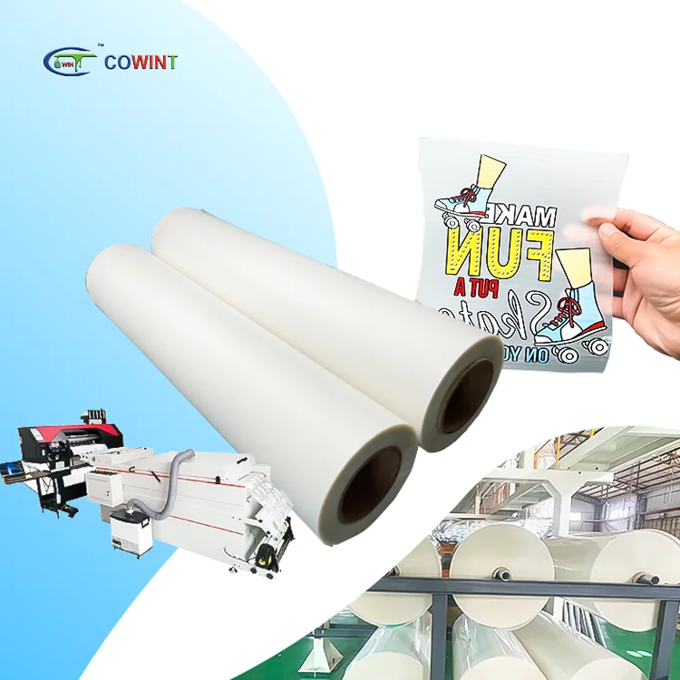 

Cowint DTF Film Hot Peel Double Matte 13'' 24'' Heat Transfer DTF FILM For Epson L1800 Digital Inkjet Printer free samples