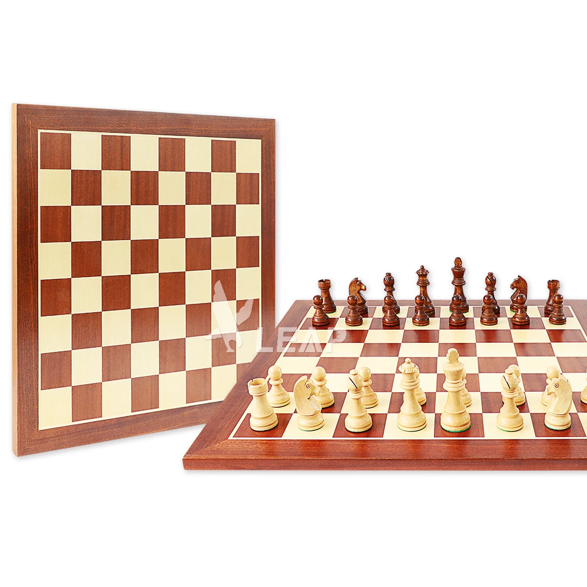 

Factory direct sale 52*52*1.5cm large wooden handmade chess board big size 20inch MDF wood chessboard