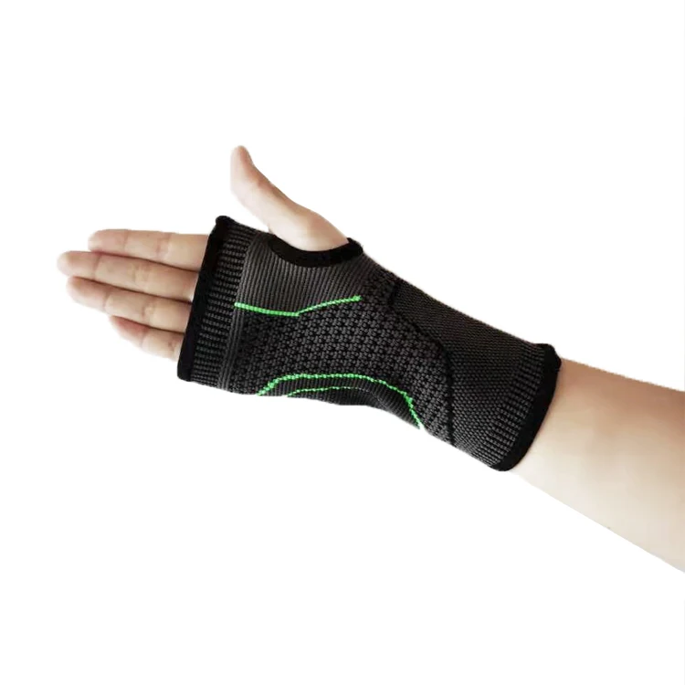 

Hot selling Outdoor gymnastics fitness bandage pressure palm wrist guard palm support, Green