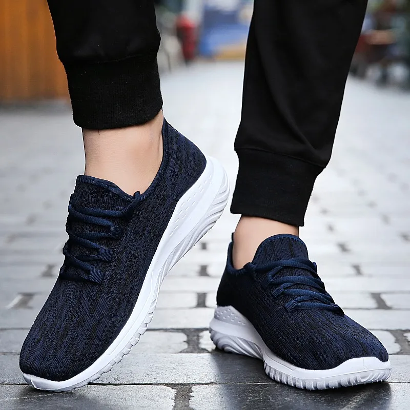 

1807 Quick Dry Fashion Travel Slip On Sneakers Shoes Sport Running Shoes Men Sports